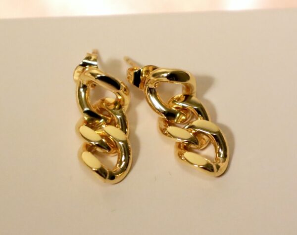 Cascading Chain Earrings - Image 2