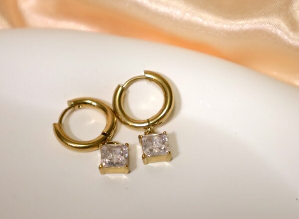 Chic Drop Hoops - Image 3