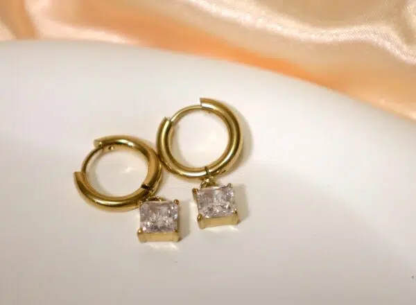 Chic Drop Hoops - Image 3