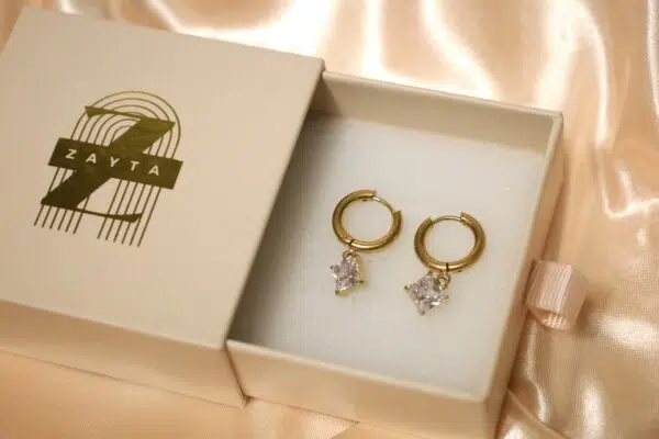 Chic Drop Hoops - Image 2