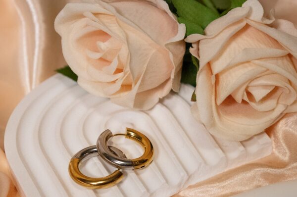 Chunky Basics Two Toned Hoops - Image 3