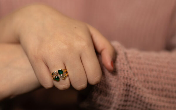 Emerald Statement Ring - Image 5