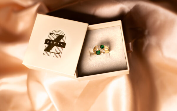 Emerald Statement Ring - Image 6