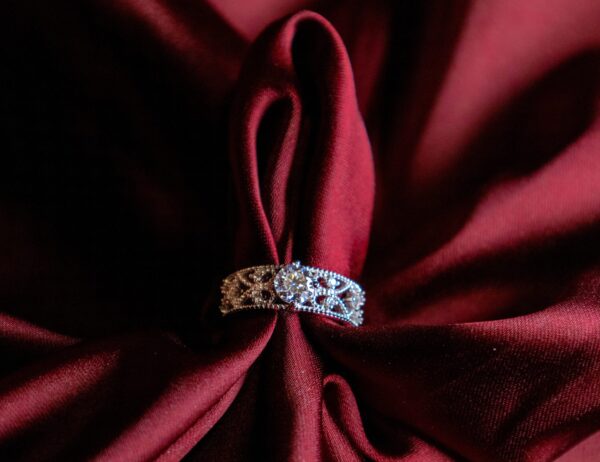 Bejeweled Crown Moissanite Ring - Image 2