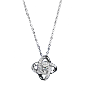 Star Pendant Moissanite Necklace