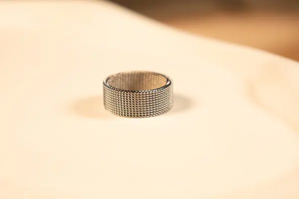 Silver Mesh Ring - Image 2