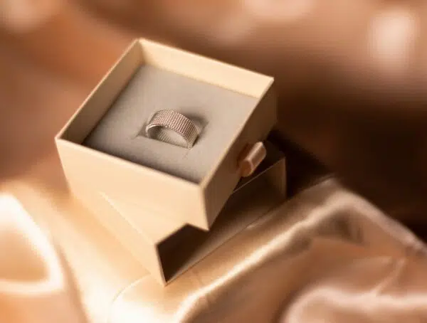 Silver Mesh Ring - Image 3