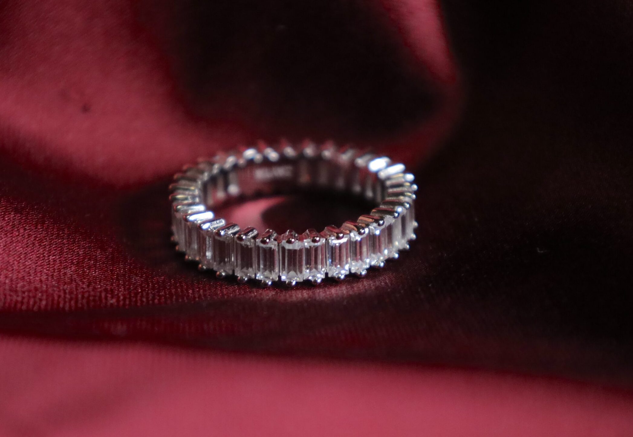 Moissanite Band Ring - Image 2