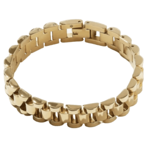 Slim Gold Watchband Bracelet