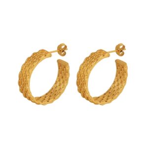 Watchband Mesh Hoops