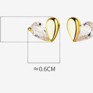 Baby Heart Studs