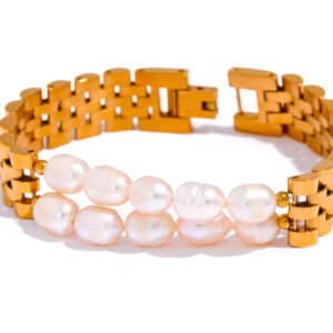 Pearl Watch Band Bracelet